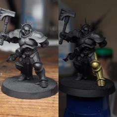 Simple guide to painting NMM gold