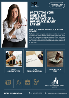 Understanding your rights after a workplace injury is essential. A lawyer can ensure you receive the compensation and support you deserve.






