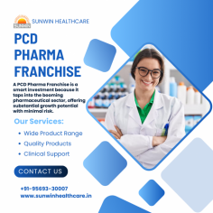 A PCD Pharma Franchise is a smart investment because it taps into the booming pharmaceutical sector, offering substantial growth potential with minimal risk. By partnering with an established pharma company, you gain access to a wide range of high-quality products and exclusive territorial rights, ensuring you stand out in a competitive market. This business model requires a low initial investment, making it accessible to entrepreneurs, while providing high returns through attractive profit margins. With ongoing support in marketing, sales, and operations, you can build a successful business with ease. As the demand for healthcare products continues to rise, a PCD Pharma Franchise positions you for sustained success and long-term financial security.

https://sunwinhealthcare.in/