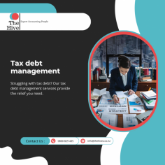 Effective Tax Debt Management Services – The Hives Rotorua

Discover effective tax debt management solutions tailored to your needs. Whether you're in Rotorua or beyond, The Hives offers expert guidance to help you regain control of your finances and achieve lasting relief.