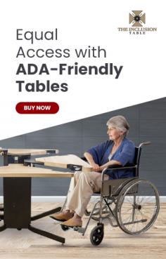 Explore our range of wheelchair tables, designed for comfort and accessibility. Find the perfect adjustable table that caters to all your needs, making any space wheelchair accessible. Shop now for innovative solutions!
