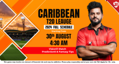 Explore CPL 2024 match prediction blogs for insights on upcoming games, team performance, and winning tips. Boost your fantasy cricket strategy with Vision11 and turn your predictions into rewards! #cpl2024 #matchpredictions #cricket #fantasycricket #vision11 #cplpredictions #t20cricket #cricketfans