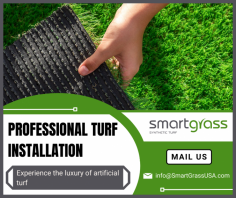 Revamping Spaces with Artificial Turf

Our artificial turf offers a durable, eco-friendly solution for landscaping. We ensure easy installation, minimal maintenance, and long-lasting, realistic grass appearance year-round. For more information, mail us at info@SmartGrassUSA.com.