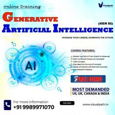 Gen AI Training in Hyderabad- Visualpath Generative AI Training teaches key technologies like Generative Adversarial Networks (GANs), Variational Autoencoders (VAEs), and Transformer models such as GPT. Our  Generative AI Online Training is available Worldwide. Attend a Free Demo Call At +91-9989971070
Visit our Blog: https://visualpathblogs.com/
Whatsapp:  https://www.whatsapp.com/catalog/919989971070
Visit: https://visualpath.in/generative-ai-course-online-training.html

