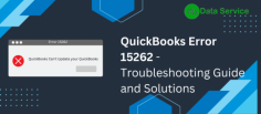 QuickBooks Error 15262 occurs during payroll or software updates, often due to connection problems, security settings, or outdated versions. Learn the causes and troubleshooting steps.