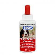 Keep your puppies and kittens healthy with Troy Puppy & Kitten Worming Syrup. This effective worm treatment for dogs is specially formulated for young pets. Get it at DiscountPetCare and enjoy free shipping in Australia.