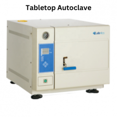 Labnics Tabletop Autoclave offers a stainless-steel chamber, fast cycles, and digital controls. It has a 35L capacity, 304 stainless steel body, operates at 0.22 MPa and 134°C, with a max pressure of 0.23 MPa, ±1°C heat fluctuation, and a 0-99 min timer.