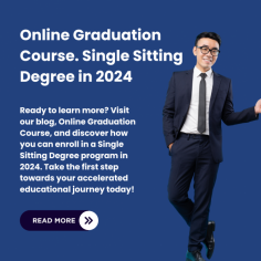 Are you looking to fast-track your education and earn a degree in a significantly shorter time? The Single Sitting Degree is a revolutionary educational program designed for individuals who need to complete their degree quickly. Unlike traditional degree programs that span several years, this accelerated approach allows you to finish your coursework and exams in a condensed timeframe, making it ideal for working professionals and those with prior academic experience.
https://onlinegraduationcourses.in/single-sitting-degree/