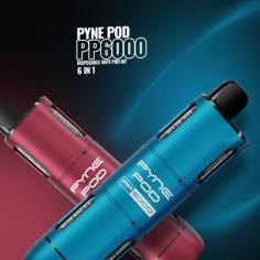 The Pyne Pod PP6000 Disposable Vape Pod Kit 6 in 1 offers a versatile vaping experience with its multi-functional design. Featuring up to 6000 puffs and six distinct flavors in one device, it’s perfect for vapers who enjoy variety without the hassle of carrying multiple pods. This disposable vape pod kit provides convenience and satisfaction with every use, eliminating the need for refills or recharging. 