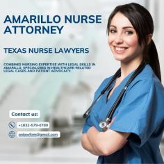 Expert in medical malpractice and patient rights, combining nursing experience with legal knowledge to advocate effectively for clients in Amarillo.

Website : https://www.texasnurselawyers.com/nursing-license-defense-attorney/amarillo-nurse-attorney/
