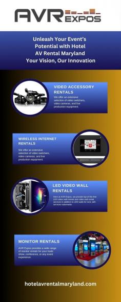 Experience the difference with AVR Expos: Top audio-visual rentals for trade shows and business events
nationwide. 