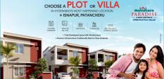 luxury villa plots in Isnapur with convenient access to major highways, Mahidhara Paradise in Patancheru is an exceptional choice. This development is strategically located with excellent access to the Outer Ring Road (ORR), facilitating smooth connections to key areas. Mahidhara Paradise is designed to help residents achieve a harmonious work-life balance, offering a serene and luxurious environment that contrasts sharply with the hustle and bustle of urban life.  Villa Plots For Sale in Isnapur, Patanchervu | Luxury Villa Plots For Sale in Patancheru Hydereabad – Mahidhara Projects