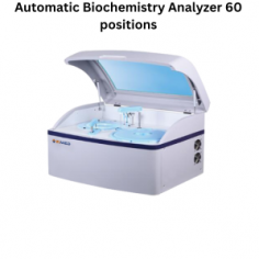 Zimed automatic biochemistry analyzer utilizes colorimetry and turbidimetry test methods, equipped with a sample tray and a reagent tray, each with 60 positions. It handles reagent volumes from 2 to 500 µl and includes a real-time display for visual monitoring. The analyzer also features a bi-directional liquid-air incubator system for precise temperature control.
