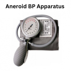 Medzer Aneroid BP Apparatus offers mercury-free, non-invasive blood pressure measurement from 0 to 300 mmHg using an oscillometric method. It features a 59.5 mm ID luminescent manometer, nickel-plated construction, a nylon bladderless cuff, and a ribbed PVC bulb.
