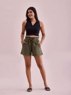 Experience the perfect blend of comfort and performance with Go Colors' Active Shorts for Women. Crafted with lightweight, moisture-wicking fabric, these shorts keep you cool during intense activities. The flexible design allows full freedom of movement, while the stylish fit ensures you look great whether you're hitting the gym or lounging at home. Ideal for active lifestyles! Explore Now: https://gocolors.com/products/women-solid-olive-green-high-rise-active-shorts