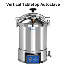 Labnics Vertical Tabletop Autoclave is a steam sterilizer with an 18L capacity, auto pressure-temp control, and a 0.14–0.16 Mpa pressure range. It operates at 105°C–126°C with a 0-99 min timer, 0.165 Mpa max pressure, and ±1°C heat fluctuation for precise sterilization.
