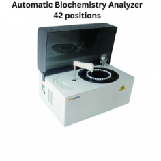 
Zimed automatic biochemistry analyzer processes up to 200 samples per hour and supports various assay methods, including end-point, 2 kinetics, and fixed-time. It offers capabilities for single or double wavelength and both linear and non-linear calibration, along with a real-time display for visual monitoring
