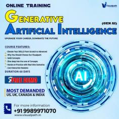 
Visualpath Generative AI Online Training course (worldwide) is designed for both beginners and professionals. Through our Generative AI Online Training
learn fundamentals of AI and machine learning, introducing key concepts and tools like neural networks, Generative Adversarial Networks (GANs), and Variational Autoencoders (VAEs). Attend a Free Demo Call At +91-9989971070
Visit: https://visualpath.in/generative-ai-course-online-training.html
