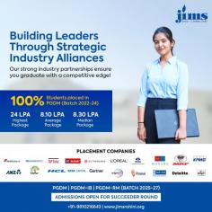 JIMS Rohini is dedicated to developing future leaders through strategic partnerships with industry leaders. These alliances provide students with real-world exposure, hands-on experience, and invaluable networking opportunities, bridging the gap between academic knowledge and professional success. By fostering collaboration with top companies, JIMS Rohini ensures that students are well-prepared to lead in today’s competitive business landscape.