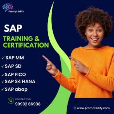 Prompt Edify offers comprehensive SAP Certification & Training in Nairobi, covering key modules like S/4HANA, FICO, MM, SD, and more. With hands-on learning and expert-led instruction, the program prepares participants for SAP certification, boosting career prospects in various industries. Flexible learning options and real-world applications make it ideal for professionals and graduates alike.