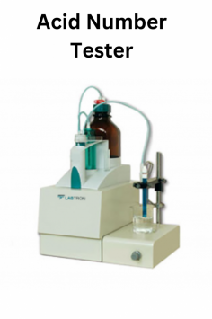 Labtron Acid Number Tester, controlled by a microprocessor, measures ≥0.05 mg KOH/g and has a 0-1800.0 mV range. It features an imported titration unit for enhanced accuracy and stability. The tester offers automatic cleaning and constant liquid adjustment for improved efficiency and ease of use.