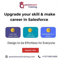 Unlock Your Career Potential with Salesforce Training at Quantoknack!