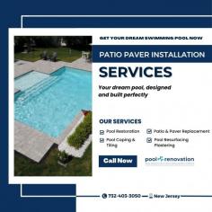 Without proper edge restraints, pavers may shift or spread over time, weakening the entire structure. At Pool Renovation NJ, we specialize in professional patio paver installation in NJ. With over 20 years of experience in pool repairs, we ensure the secure installation of durable edge restraints and tightly anchored pavers. This prevents movement, providing long-term stability and maintaining the alignment of your patio. Contact us at (732) 403-3050.
