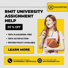 Gradespire offers trusted support for students needing assistance with their RMIT University assignments. Our team is experienced in handling various subjects and formats, providing clear guidance to help you manage your academic workload. Whether it’s writing, research, or understanding complex topics, we’re here to simplify the process. Let us help you stay on track with your studies while maintaining high-quality results. Take the stress out of assignments with Gradespire’s dependable services for RMIT students.

Visit Now:-https://gradespire.com/rmit-university-assignment-help/