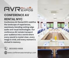 Conference AV Rental NYC redefine the landscape of experiences, seamlessly blending cutting-edge audio and visual technologies. Our conference AV rentals transport your audience into a world where every sound is crystal-clear, every image is vivid, and every moment is etched in memory. 