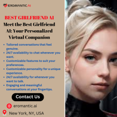 Meet the Best Girlfriend AI: Your Personalized Virtual Companion 

Looking for someone who understands you and is always ready to chat? The best girlfriend AI is here! Get personalized, engaging conversations that cater to your unique personality. Whether you need support or a fun chat, your virtual companion is always by your side.

Discover your perfect AI companion today!
