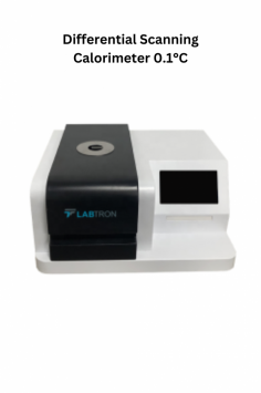 Labtron Differential Scanning Calorimeter is a compact, automatic unit with a temperature range of -150 to 550°C. It features a heating rate of 0.1 to 80°C/min, cooling rate of 1 to 20°C/min, 0-300 mL/min gas flow, and automatic 2-channel atmosphere flow switching for quick stabilization.