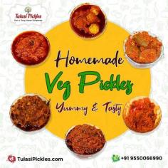 We offer the Best Veg Pickles in Hyderabad. Our pickles are made with the freshest ingredients and traditional methods to create excellent taste and quality. Whether you like them tangy, spicy, or softly flavored, we have a variety of veg pickles to suit every preference. Visit Tulasi pickles to experience the best veg pickles and add a  flavor to your meals.

https://tulasipickles.com/category/veg-pickles/
