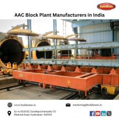 Buildmate is one of the leading AAC Block Plant Manufacturers in India, offering advanced solutions for efficient block production.