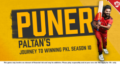 Discover Puneri Paltan's epic journey to their first PKL Season 10 title! With stellar performances from Aslam Inamdar, Mohit Goyat, and Mohammadreza Chiyaneh, witness how teamwork, defense, and strategy led them to victory. Don’t miss this inspiring story of grit and glory!  #PuneriPaltan #PKLSeason10 #KabaddiChampions #Vision11 #PKL2024

Read the full blog and relive the thrilling moments of Puneri Paltan's historic triumph!
