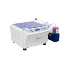 Labmate Single Automated Stainer Fluorescence delivers fast, consistent results for up to 10 slides in a carousel. Its advanced system automates staining, decolorization, and counterstaining in just 13-18 minutes, ensuring superior performance compared to manual staining methods.
