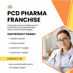 Choosing Sunwin Healthcare for a Pharma Franchise Business offers several advantages. With a strong reputation for high-quality pharmaceutical products, Sunwin Healthcare provides a wide range of certified medications across various therapeutic areas. Their commitment to innovation, affordability, and stringent quality control ensures that franchise partners can trust the reliability and effectiveness of the products. Additionally, Sunwin offers extensive marketing support, competitive pricing, and timely delivery, making it an ideal partner for those looking to establish or expand a successful pharma franchise business.

https://sunwinhealthcare.in/