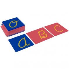 Buy Capital Case Sandpaper Letters - Cursive

26 cursive sandpaper letters in Upper case. Consonants are on pink wooden boards and vowels on blue boards. To develop a muscular impression of the letter shapes and to associate the sounds with the shapes.

This also helps to develop a visual impression and to learn the writing direction of the letter shapes.

• Recommended Ages: 3 years and up

Buy now: https://kidadvance.com/capital-case-sandpaper-letters-cursive.html