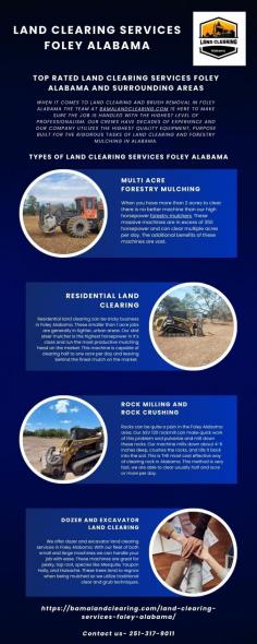 If you’re looking for professional land clearing services in Foley, Alabama, our team is here to help. We specialize in preparing properties for new construction, farming, or landscaping by removing trees, underbrush, and debris efficiently. Our land clearing experts use state-of-the-art equipment to clear lots, manage overgrown vegetation, and ensure your property is safe and ready for development. Whether you need residential, commercial, or agricultural land cleared. Trust us to deliver clean, level ground on time and within budget.