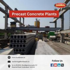 Buildmate provides efficient and reliable Precast Concrete Plants designed to enhance productivity and quality in construction projects.