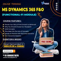 D365 Functional(F&O) Online Training - VisualPath offers the Best D365 Finance Online Training conducted by real-time experts. Our  D365 Operations Training is available in Hyderabad and is provided individually, globally in the USA, UK, Canada, Dubai, and Australia. Contact us at+91-9989971070.
Visit Blog: https://visualpathblogs.com/
WhatsApp: https://www.whatsapp.com/catalog/919989971070
Visit: https://visualpath.in/dynamics-d365-finance-and-operations-course.html
