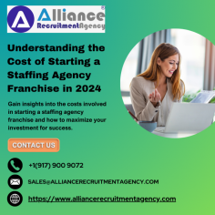 Gain insights into the costs involved in starting a staffing agency franchise and how to maximize your investment for success.