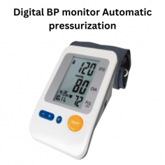 Medzer Digital BP monitor uses the oscillometric method with automatic pressurization. It offers NIBP measurement (0-300mmHg), SYS (60-280mmHg), DIA (30-200mmHg), and pulse (30-180 bpm), with ±3 mmHg pressure accuracy equipped with  ±5% pulse accuracy an cuff with Inflation bladder.