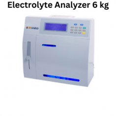 
Zimed Electrolyte Analyzer is a semi-automatic device that operates on 220 V ± 22 V AC at 50 Hz. It features a data storage capacity of 10,000 reports and weighs just 6 kg. With a minimal sample requirement of 100 µl, it efficiently analyzes serum, whole blood, plasma, and diluted urine samples.
