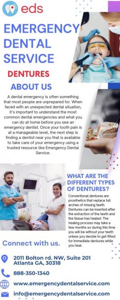 In addition to being difficult, losing teeth can lower one's self-esteem. Simple tasks like eating and speaking can become challenging or awkward. It could even start to feel unnatural or uncomfortable to smile. To reach us at any time of day or night, dial 1-888-351-1473. We'll respond as soon as we can with details about our offering of Full Denture Implants in Michigan and an appointment schedule. 

Website: https://www.emergencydentalservice.com/dentures/state/michigan