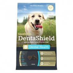 Lovebites DentaShield Chews are made for everyday use as a treat to help your dog's oral health. It is a blend of concentrated Norwegian brown kelp, which is strong in naturally occurring polyphenols to prevent biofilm, and SHMP, which helps to reduce tartar formation and enhance overall oral health. Norwegian brown kelp is high in natural chemicals such as polyphenols, which inhibit bacterial development and buildup.