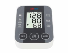 Abimed Blood Pressure Monitor: Precise BP Accuracy ±3 mmHg (±0.4 KPa), Pulse Range: 40-180/min. Features include automatic pressurization via air pump for reliable readings. Ideal for monitoring your health conveniently at home. Suitable for all ages with easy-to-read display and user-friendly design.