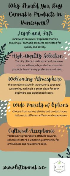 Welcome to Lift Cannabis Store – Your Premier Destination for Cannabis in Vancouver, BC! At Lift Cannabis Store, we redefine your cannabis shopping experience with a commitment to excellence and customer satisfaction. Join us to elevate your cannabis journey with quality products, knowledgeable guidance, and a commitment to responsible practices.

Visit Us Here:- https://liftcannabis.co/