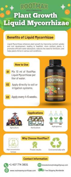 Why settle for less when you can have the best Mycorrhizae Liquid at affordable rates? We export worldwide and cater to bulk orders with free and fast shipping options. Our product is certified and proven to enhance soil health and root development. Perfect for commercial growers and agricultural enterprises. We guarantee 24/7 expert support to guide you with your purchase. Partner with us to get high-quality products and make your farming business more profitable. Order your bulk supply now and see exceptional results in your crops!

Click the link to know more:
https://www.rootmaxmycorrhizae.com/liquid