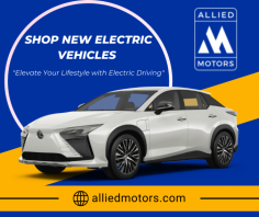 Get The Latest Electric Car Model

Experience the future of driving with our newest electric vehicle that combines state-of-the-art technology with zero emissions. We offer reduced operating costs for a cleaner, more economical commute. Send us an email at  info@alliedmotors.com for more details.
