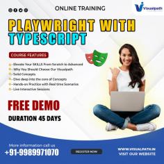 Playwright Course Online - VisualPath offers the Best Playwright Online Training conducted by real-time experts. Our Playwright Automation Training is available in Hyderabad and is provided to individuals globally in the USA, UK, Canada, Dubai, and Australia. Contact us at+91-9989971070.
Visit Blog: https://visualpathblogs.com/
WhatsApp: https://www.whatsapp.com/catalog/919989971070
Visit: https://www.visualpath.in/playwright-automation-online-training.html
